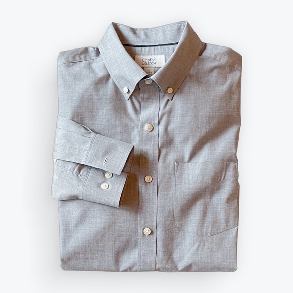 croft and barrow oxford dress shirt Croft & Barrow Men's Oxford Wrinkle Resistant Dress Shirt S 14.5 RTL $65